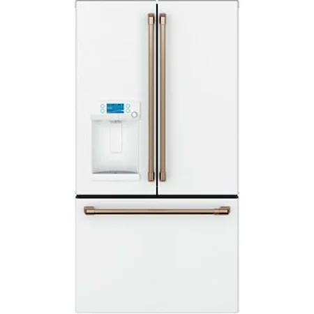 Cafe´™ ENERGY STAR® 22.1 Cu. Ft. Smart Counter-Depth French-Door Refrigerator with Hot Water Dispenser